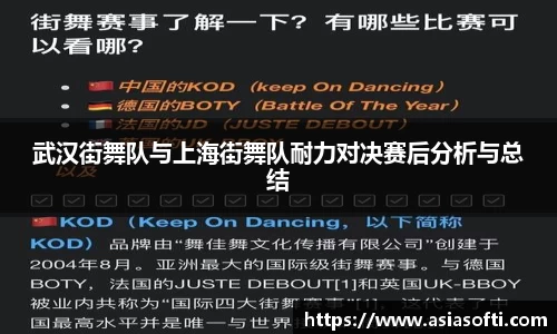 武汉街舞队与上海街舞队耐力对决赛后分析与总结
